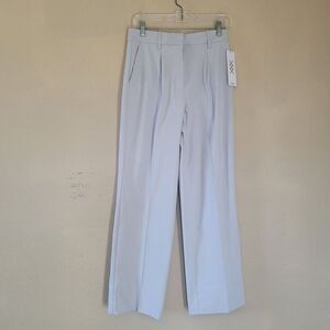 Rhone Women Commuter High Waisted Pocket Wide Leg Trouser Sz 10 Pleated Gray Nwt